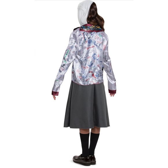 Junior Cruella Costume SIZE 7/9 JR Girls Teen NWT 101 Dalmatians Halloween Fit - Picture 7 of 8